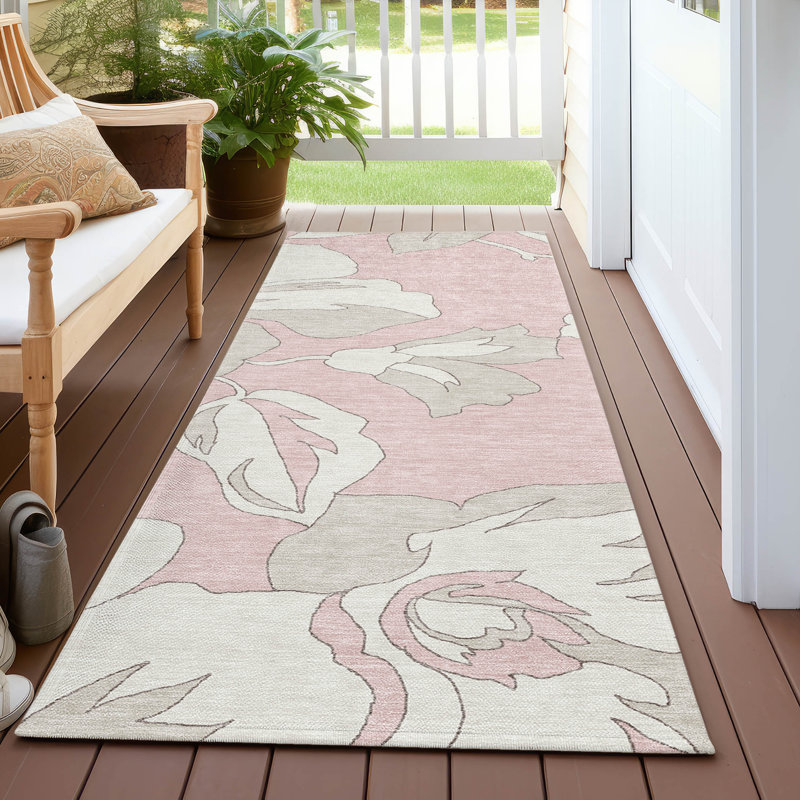  Malchow Non-Slip Outdoor Door Mat, Runner 2'3" x 7'6"