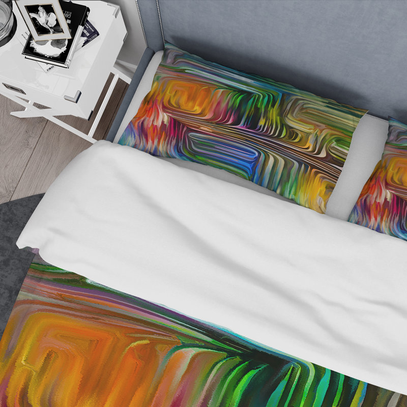 Color Fusion III - Ensemble de housse de couette moderne - Microfibre de polyester