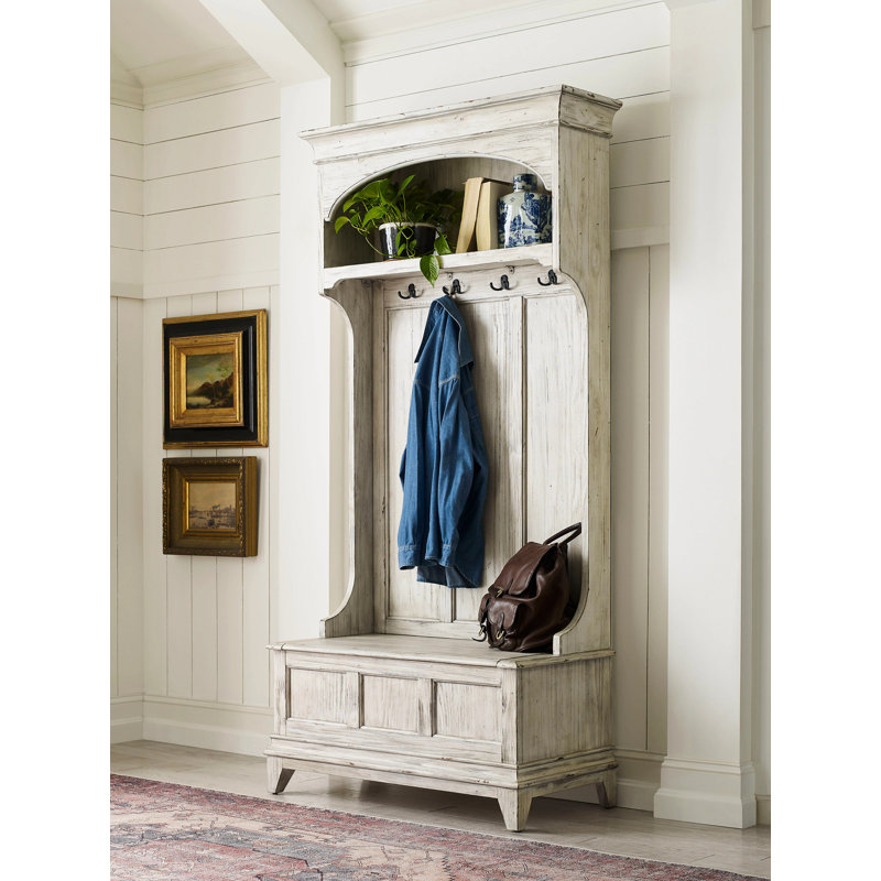 Hall Tree 39.5'' Wide with Bench