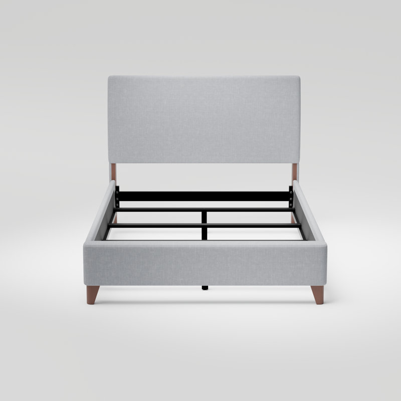 Grand lit tapissier UPSable, Grand lit, Gris foncé