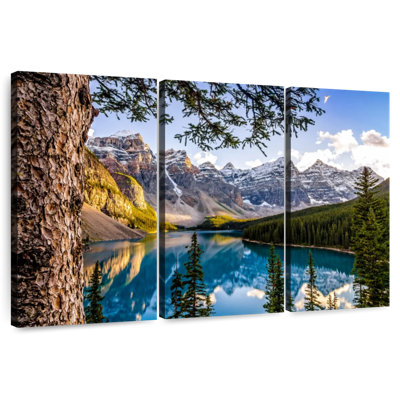 Paysage du lac Alvord Morain