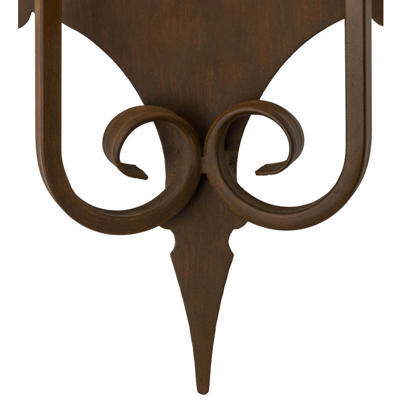 Angelique 2 - Light Candle Wall Light, Antique Copper