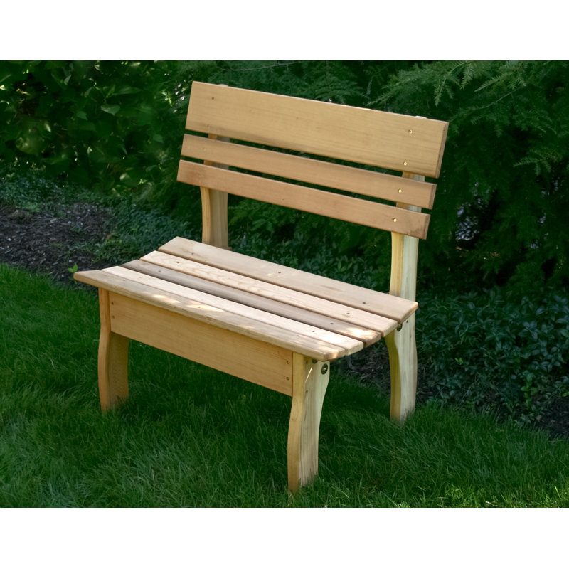 Banc de jardin en bois Flinchum