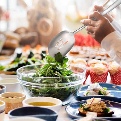 12" Stainless Steel Serving Spoon Set