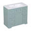 Meuble-lavabo 36 po avec lavabo, une armoire et six tiroirs, tablette réglable-495918826