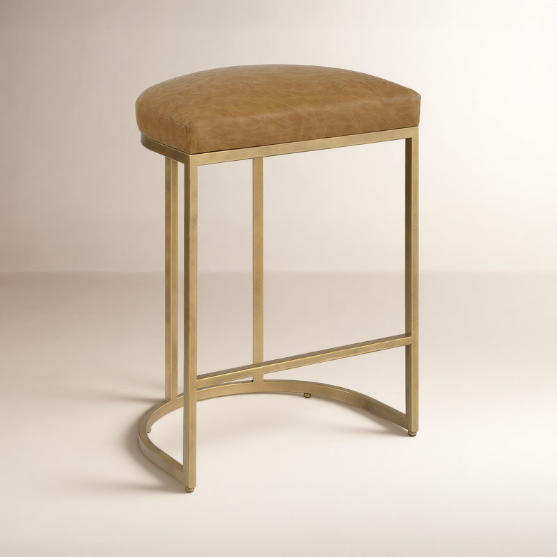 Skyr Novi Stool, Brass, Brown