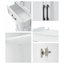 Meuble-lavabo autoportant moderne et élégant