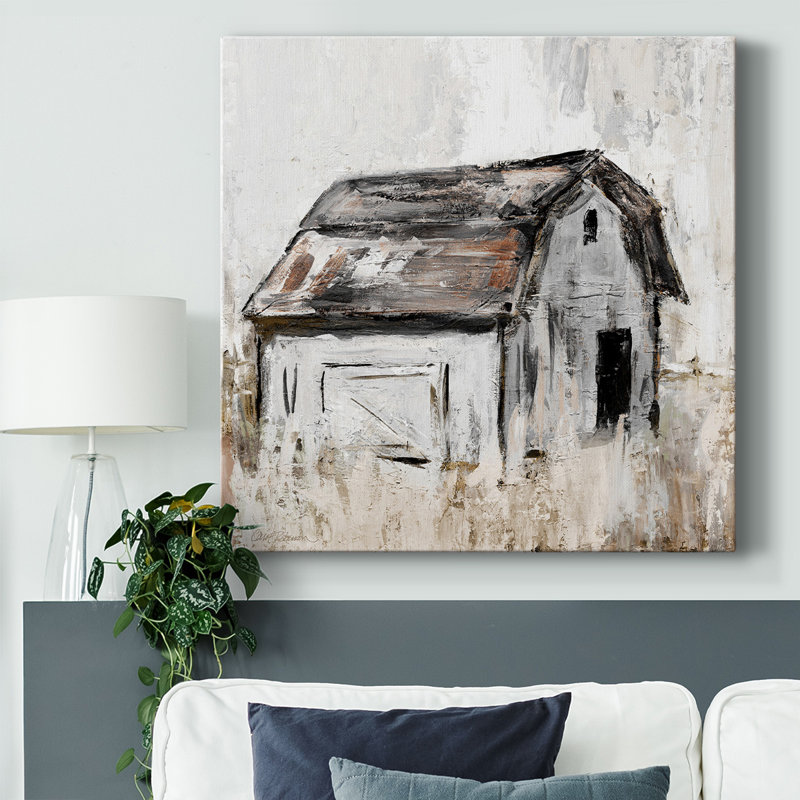 Neutre grange II sur toile, impression, H 32 po x l 32 po