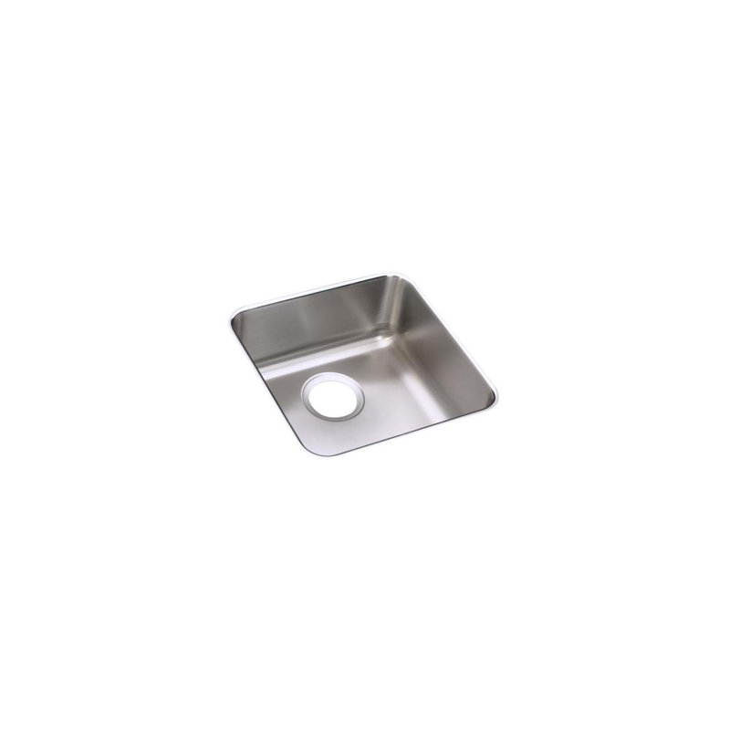Elkay Lustertone Classic Stainless Steel 16" L x 15" W Undermount Kitchen Sink