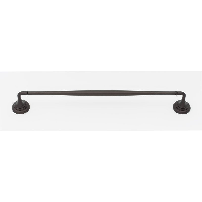 Porte-serviettes mural 30 po Charlies, Bronze chocolat, H 2 po x L 20 po x P 2,75 po