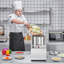Robot culinaire mélangeur en acier inoxydable de qualité alimentaire de 6,3 pintes
