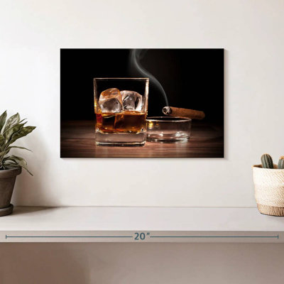 Yarlin Cold Whiskey And Lit Cigar