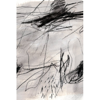 Charcoal Waltz I by Jennifer Paxton Parker - Painting on Canvas