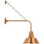 Thomas O'Brien, "Academy 20" Anchored Rex Barn Light in Soft Copper with 16" Bowers Shade-779759418