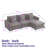 4-Piece 102'' L-Shape Sectional-885109991