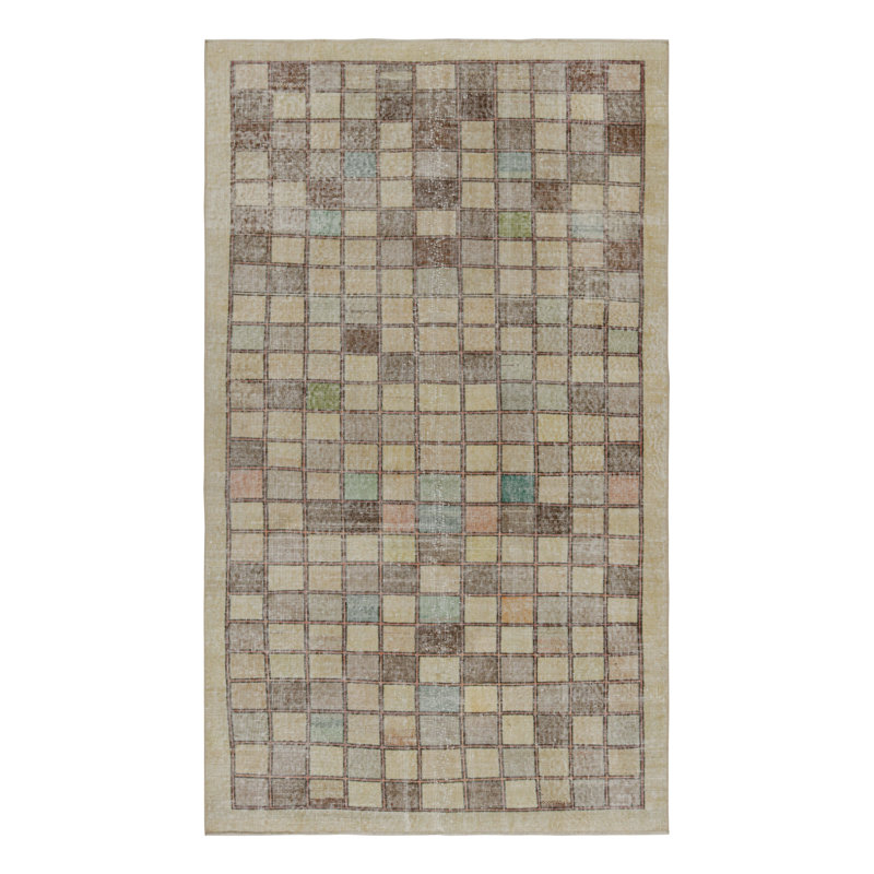 One-of-a-Kind 4'3"x7'6" Hand Knotted Area Rug