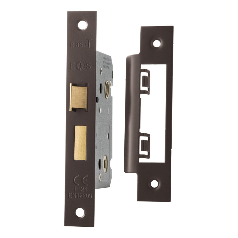 Lorie Easi-T Bathroom Lock, Matt Bronze