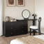 Commode noire rétro