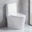 Petite toilette compacte une pièce à double chasse