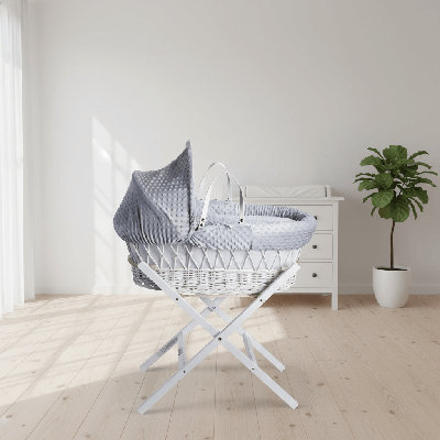 Dimple Wicker Moses Basket