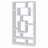 10-Shelf Open Back Bookcase-1965480539