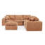 Canapé modulaire en forme de L de 107 pouces avec repose-pieds mobile, confort en forme de nuage, conception modulaire et coussins amovibles pour un aménagement de salon personnalisé.-726760187