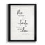 «Bless Family Love», reproduction de cadre photo sur papier-74016572-74016569