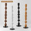 Lampes sur pied en fer noir-1096411947