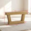 Console rétro vintage, table d'entrée longue avec tablette de rangement pour le couloir et le salon-733804131
