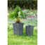 Petit pot de 7,5 pi 7,5 po x 15 po en ciment-467947050