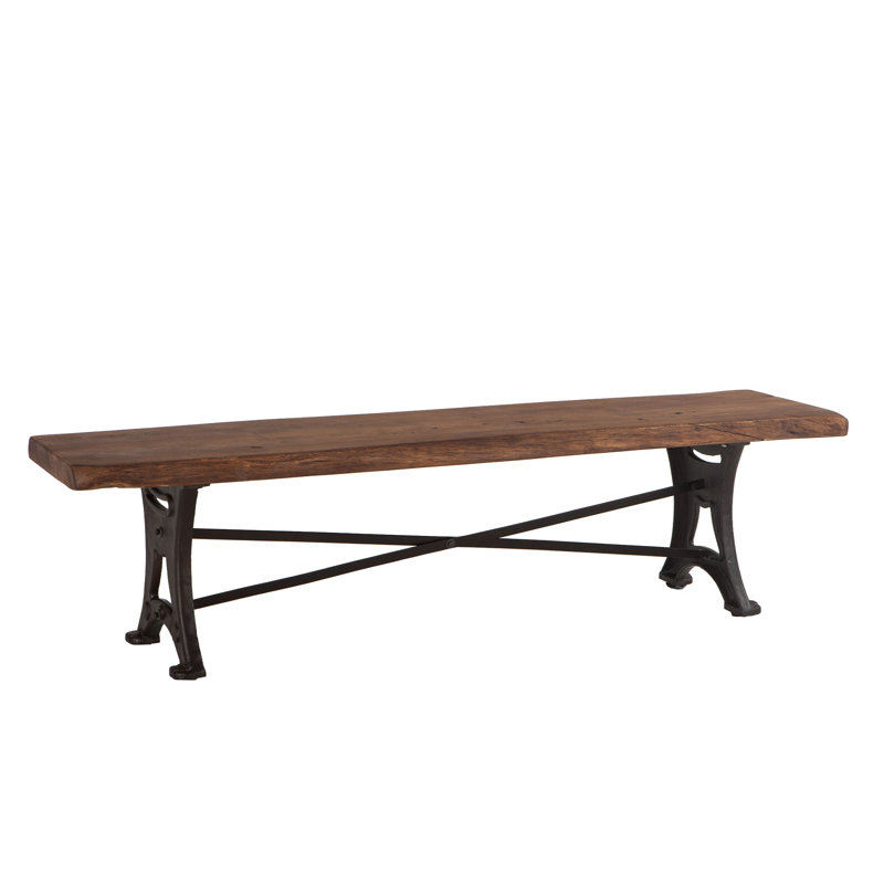 Organic Forge Solid Wood Bench