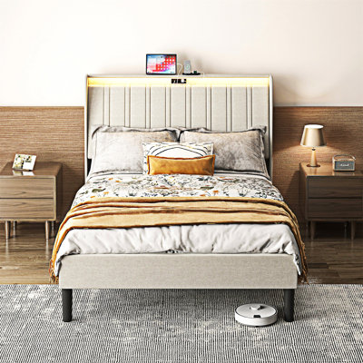 Upholstered Platm Bed