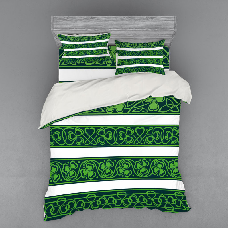 Ensemble de housse de couette Forest / Green, Housse de couette grand + 3 pièces supplémentair