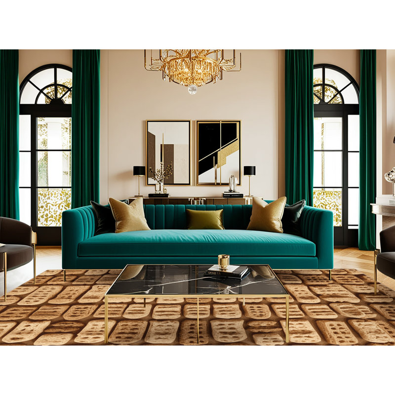  Tapis lavable Biscotti Desserts, Carré 6 pi
