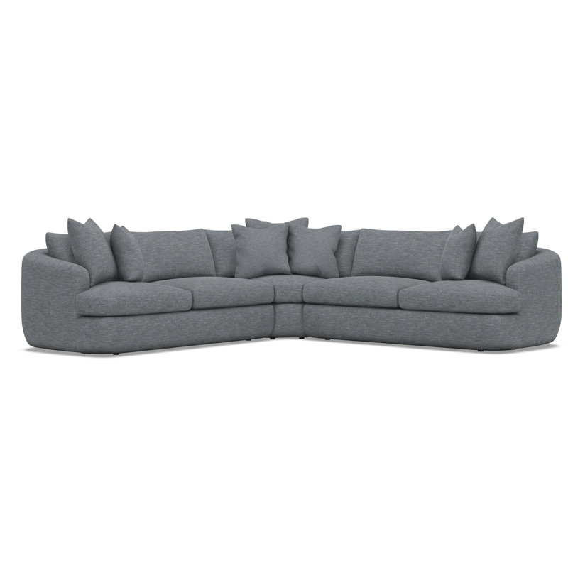 Jules Fabric 3 Pc Sectional, 5555-011