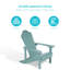 Chaise Adirondack en plastique Halstein-1409835319