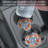 Fall Welcome Single Absorbent Stone Car Coaster