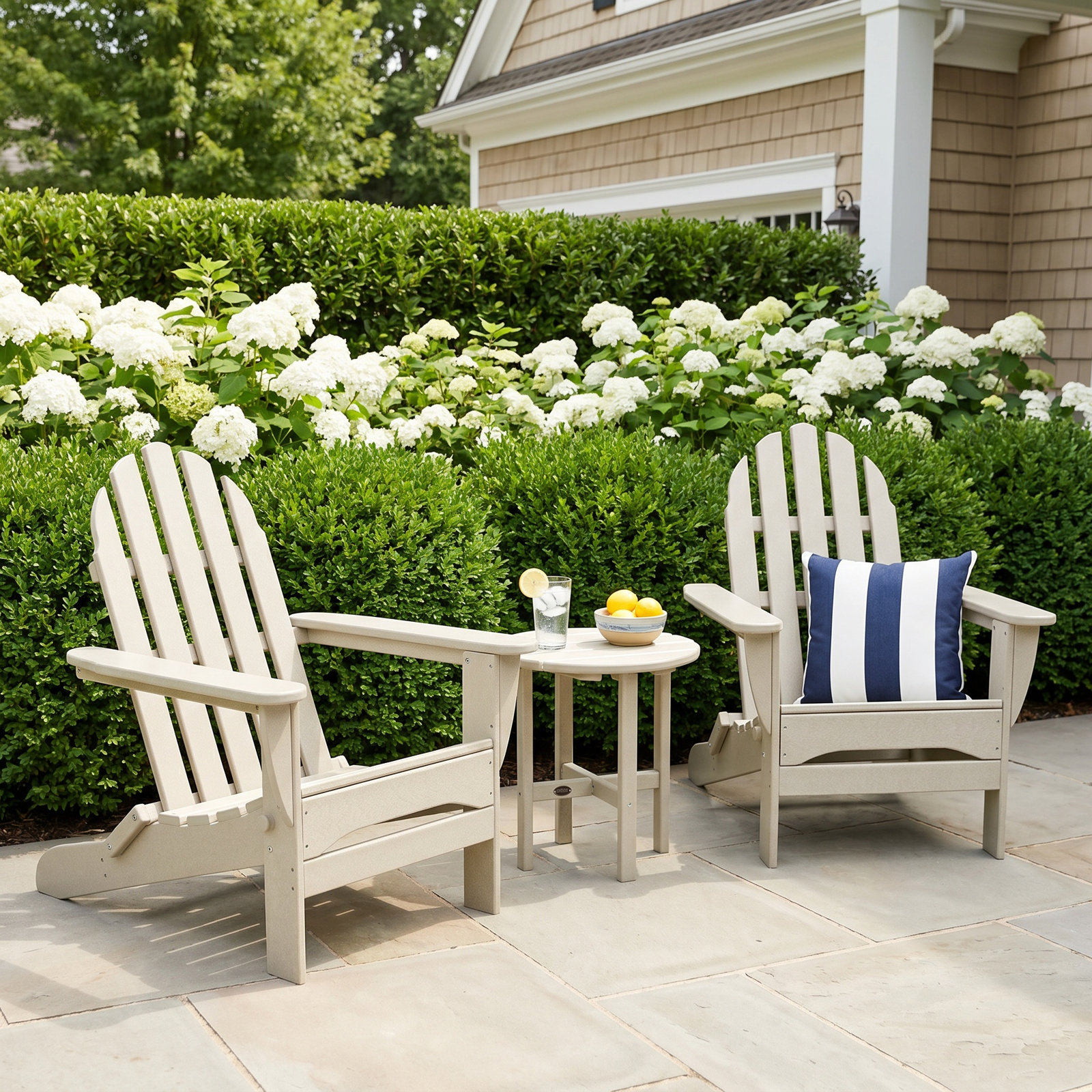 POLYWOOD® Vineyard 2-Person Patio Seating Group, Sand