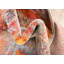 Tapis abstrait gris / orange Frodsham-19990150