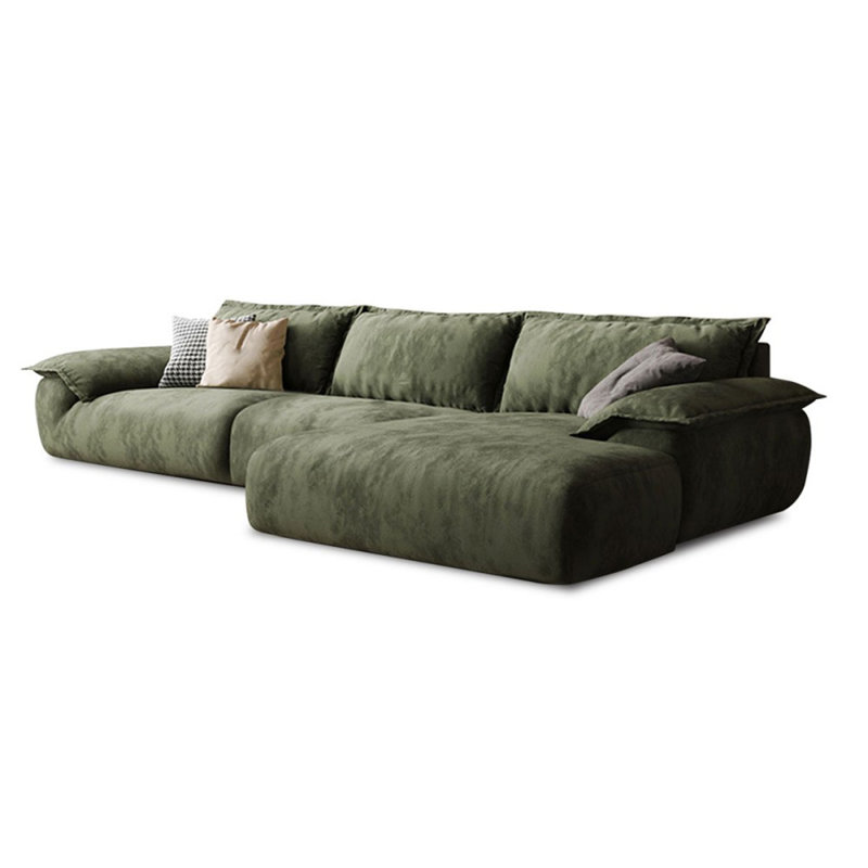Canapé modulaire 2 pièces rembourré, Orienté à droite, 33,46 po H x 118,11 po x P 62,99 po