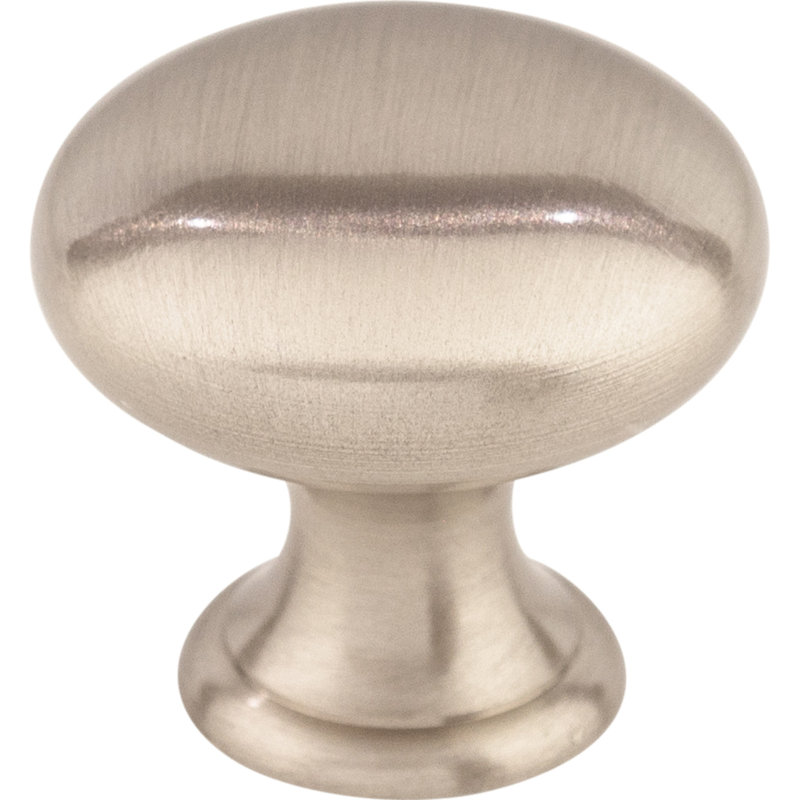 Asbury 15/16" Diameter Mushroom Knob, Brushed Satin Nickel, 0.9375" Diameter