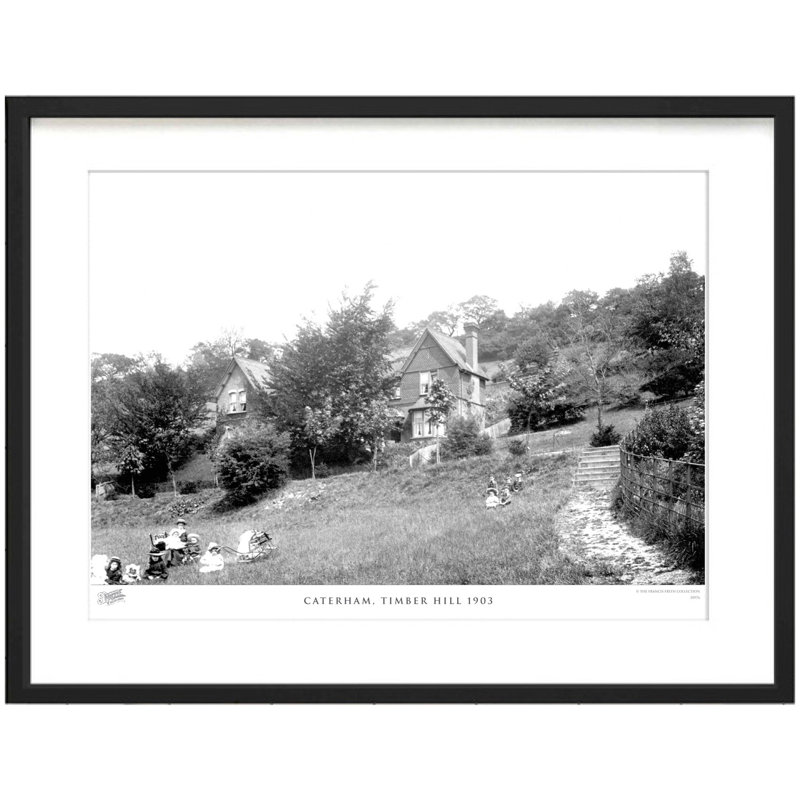 Caterham, Timber Hill 1903 by Francis Frith - Single Picture Frame Print, 28cm H x 36cm W x 2.3cm D
