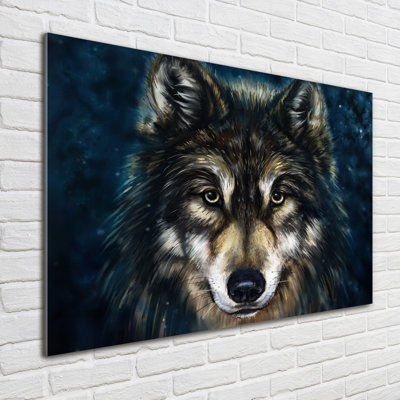 Wolves - No Frame Print on Glass