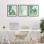 «Divers Plant Leaves Tropics», ensemble de 3 reproductions encadrées sous verre, par Camila Juncos-863691138-863691144