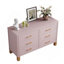 Commode double 6 tiroirs en bois robuste-612822029