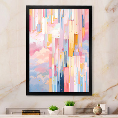 «Contemporary Pink Bold Illumination», reproduction sur toile