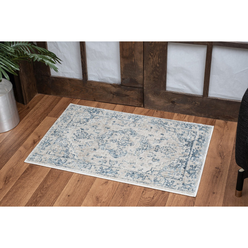 Area Rug, 2 Ft. 7 In. X 3 In., Soft And Jute, Stain-, Classic Medallion Design, Ideal For Busy Home Areas 2.58 7.25 Ft., Traditional Style Homes