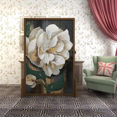 Floral Wooden Screen