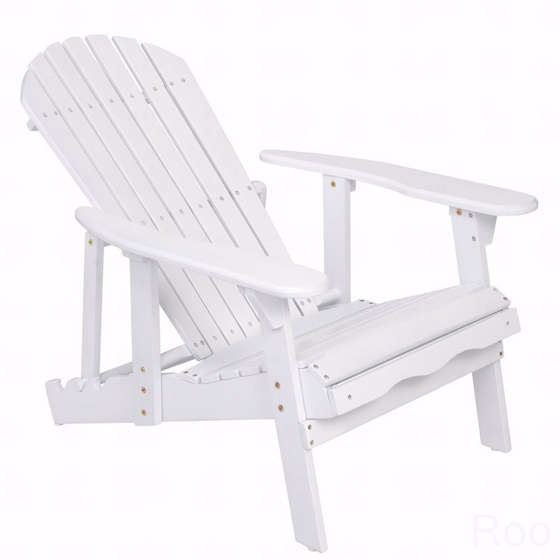 Chaise de patio d'extérieur Basic, Blanc