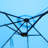 Convenient Patio Umbrella With And Stable Base - Blue 15X9ft Rectangular Rust Resistance
